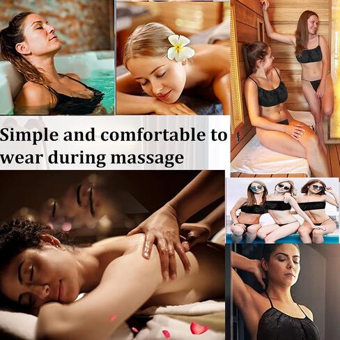 Disposable Bras and Panties 10pcs Women Non-Woven Spa Salon Underwear Set Individual packaging Thong for Travel in Saudi Arabia