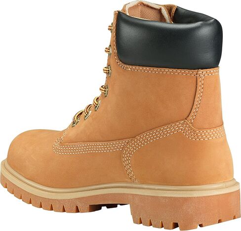Timberland PRO womens Direct Attach 6 Inch Steel Safety Toe Insulated Waterproof Industrial Work Boot, Wheat Nubuck, 5 US in Saudi Arabia