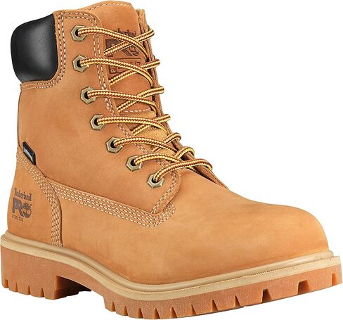 Timberland PRO womens Direct Attach 6 Inch Steel Safety Toe Insulated Waterproof Industrial Work Boot, Wheat Nubuck, 5 US in Saudi Arabia