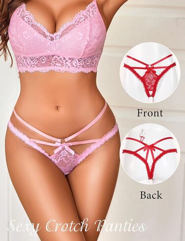 Avidlove Women Lace Panties Briefs Cheeky Underwear for Women Criss Cross Bikini Underwear 1-4 Pack in Saudi Arabia