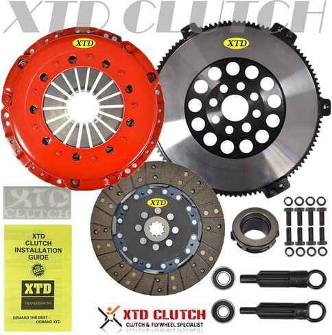 XTD STAGE 2 PRO CLUTCH & LIGHTEN CHROME MOLLY FLYWHEEL KIT compatible with BMW 323 325 328 525 528 i is Z3 M3 E34 E36 E39 in Saudi Arabia