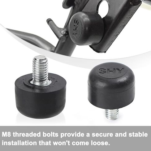 Minho Center Stand Cushion Bushing in Rubber Material Come with M6 Iron Bushing for Motorcycle Center Kickstand Side Kickstand，Pack of 5 in Saudi Arabia