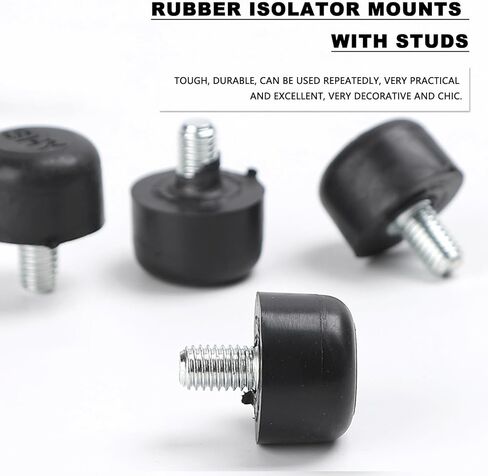 Minho Center Stand Cushion Bushing in Rubber Material Come with M6 Iron Bushing for Motorcycle Center Kickstand Side Kickstand，Pack of 5 in Saudi Arabia
