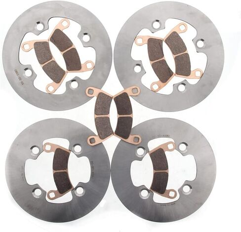 Front & Rear MudRat Rotors and Brake Pads fits 2014 Polaris RZR 4 900 LE EPS in Saudi Arabia