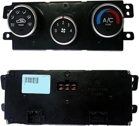 Car Heater Contro Air Conditioning Controller Compatible for Tucson Manual Air Conditioning Switch for Hyundai Heater Climate Control (Color : 2, Size : Silver) in Saudi Arabia