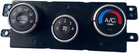 Car Heater Contro Air Conditioning Controller Compatible for Tucson Manual Air Conditioning Switch for Hyundai Heater Climate Control (Color : 2, Size : Silver) in Saudi Arabia