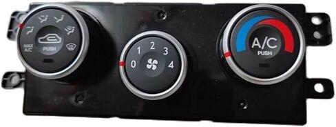 Car Heater Contro Air Conditioning Controller Compatible for Tucson Manual Air Conditioning Switch for Hyundai Heater Climate Control (Color : 2, Size : Silver) in Saudi Arabia