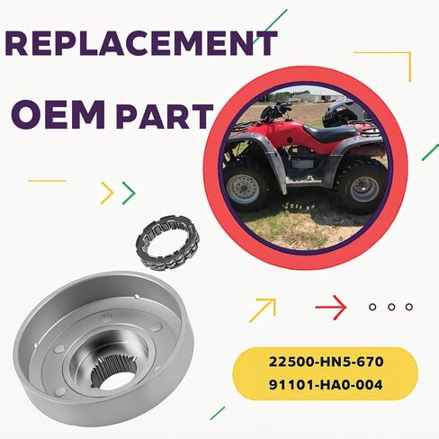 Out Clutch Housing W/Bearing For Honda Rancher 350 TRX350FE/FM/TE/TM 2000-2006 22500-HN5-670 in Saudi Arabia