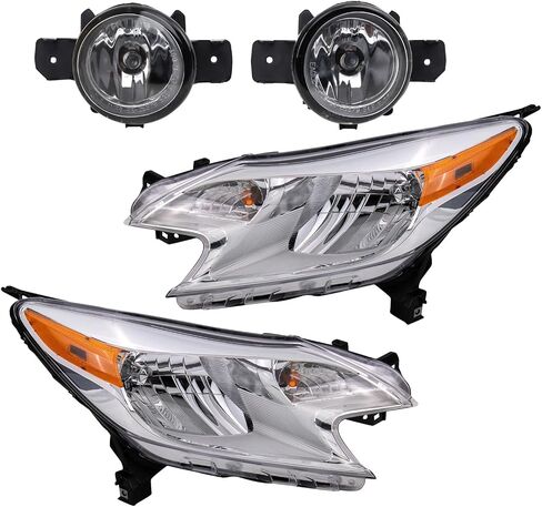 TRQ Lighting Kit NI2502223 NI2503223 NI2592122 NI2593122 Compatible with 2014-2016 Nissan Versa Note in Saudi Arabia