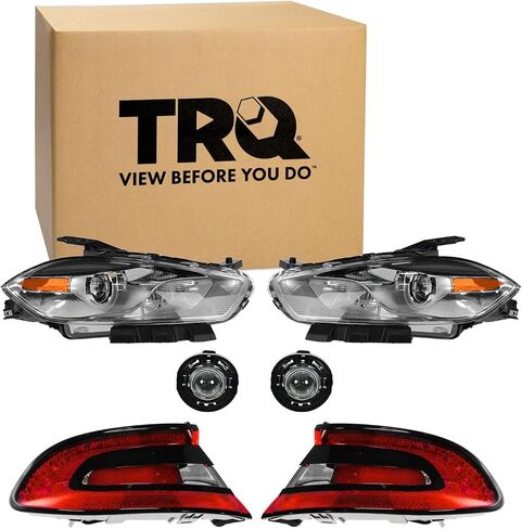 TRQ Lighting Kit CH2518144 CH2519144 CH2594105 CH2800201 CH2801201 Compatible with 2013-2016 Dodge Dart in Saudi Arabia