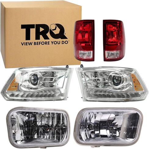 TRQ Lighting Kit CH2502244 CH2503244 CH2594102 CH2595102 CH2818124 CH2819124 Compatible with 2013-2018 Ram 2500 3500 in Saudi Arabia