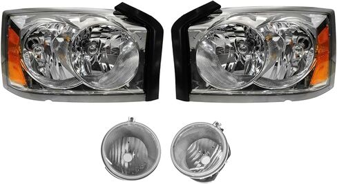 TRQ Lighting Kit CH2502159 CH2503159 CH2592135 Compatible with 2005-2007 Dodge Dakota in Saudi Arabia