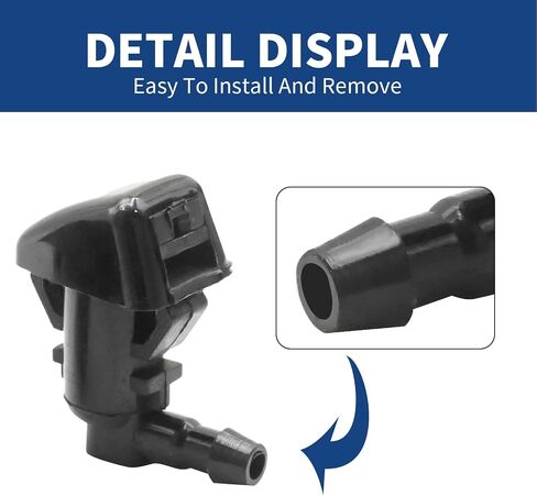 1 Pair BC3Z-17603-A Front Windshield Washer Nozzle Sprayer, Replacement for Ford F Series 250 350 450 550 Super Duty 2011-2016 in Saudi Arabia