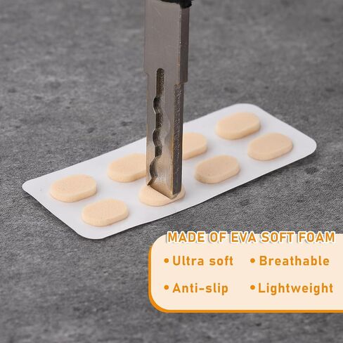 40 Pairs Soft Foam Eyeglass Nose Pads Non-Slip Oval Sponge Nose Pads 2 Colors Glass Support Self Adhesive Glasses Noses Pad for Glasses Sunglasses and Eyeglasses (Black, Nude) in Saudi Arabia