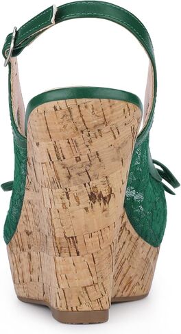 Allegra K Women's Lace Wedges Sandals in Saudi Arabia