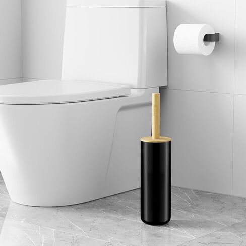 SUBEKYU Toilet Brush, Toilet Bowl Brush and Holder Set, Bathroom Toilet Bowl Cleaner Scrub Brush Set Scrubber for Deep Cleaning, White in Saudi Arabia