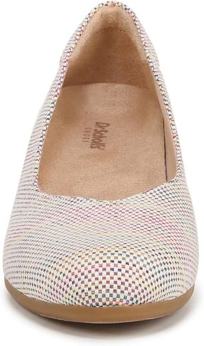 حذاء نسائي من Dr. Scholl's Be Ready بكعب عريض من قماش منسوج متعدد الألوان 7.5 متر in Kuwait