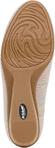 حذاء نسائي من Dr. Scholl's Be Ready بكعب عريض من قماش منسوج متعدد الألوان 7.5 متر in Kuwait