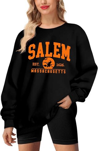 Mens Halloween Long Sleeve TShirt Witch Ghost Sweatshirt Pumpkin Festival Party Costume Top in Kuwait