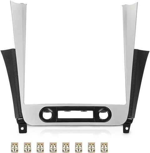 CROSSDESIGN Radio Dash Bezel Trim Vent Compatible with Chevy Malibu 2008-2012 Sliver in Saudi Arabia
