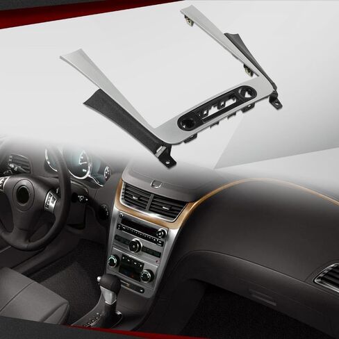 CROSSDESIGN Radio Dash Bezel Trim Vent Compatible with Chevy Malibu 2008-2012 Sliver in Saudi Arabia