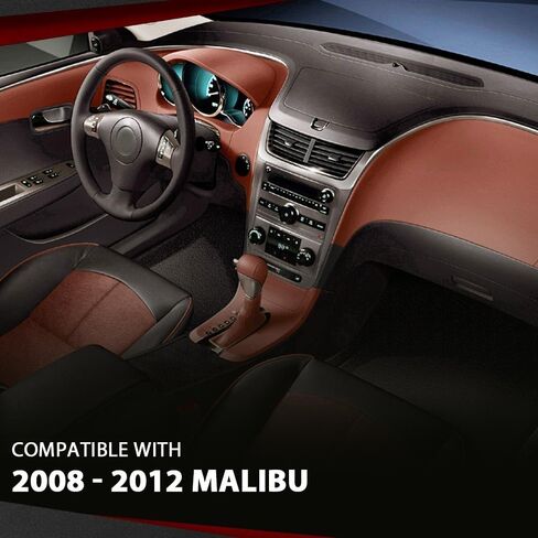 CROSSDESIGN Radio Dash Bezel Trim Vent Compatible with Chevy Malibu 2008-2012 Sliver in Saudi Arabia