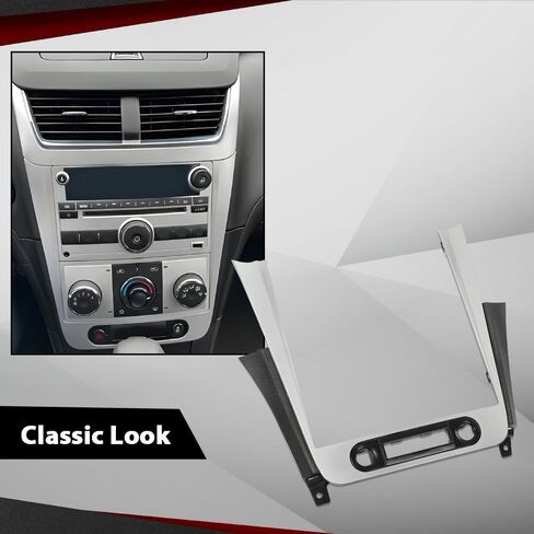 CROSSDESIGN Radio Dash Bezel Trim Vent Compatible with Chevy Malibu 2008-2012 Sliver in Saudi Arabia