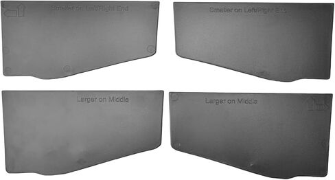 Tailgate Storage Dividers Compatible with Chevy Colorado/GMC Canyon 2025 2024 2023 Accessories 4PCS Black StowFlex Truck Bed Organizer Insert Compartment Tray in Saudi Arabia