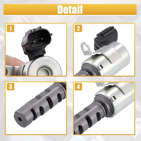 X AUTOHAUX 15330-21011 15330-21010 عمود الحدبات التحكم في زيت المحرك متغير صمام توقيت VVT الملف اللولبي لتويوتا يارس 2008-2013 in Saudi Arabia