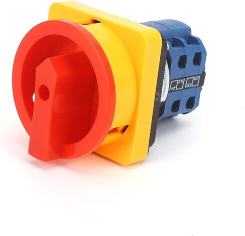 SZW26-202GS 56X56mm Panel 2 Poles 0-1 20A Rotary Power Cut-Off Combination Knob Padlock Master Control Circuit Cam Switch in Saudi Arabia