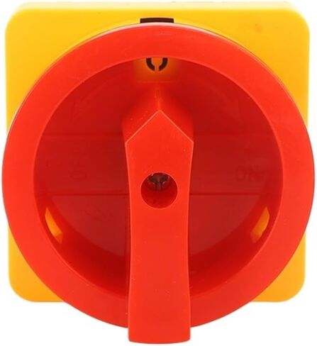 SZW26-202GS 56X56mm Panel 2 Poles 0-1 20A Rotary Power Cut-Off Combination Knob Padlock Master Control Circuit Cam Switch in Saudi Arabia