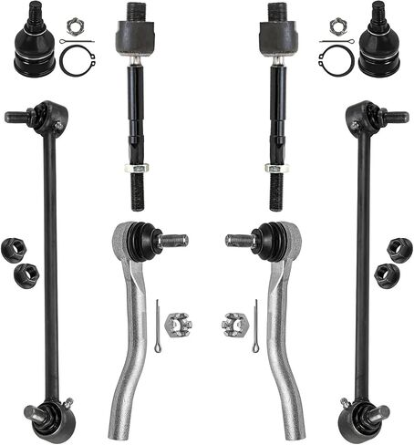 Detroit Axle - 2.4L Front 8pc Suspension Kit for 15-17 Acura TLX, 13-17 Honda Accord, 4 Tie Rod Ends 2 Sway Bar Links 2 Lower Ball Joints 2013 2014 2015 2016 2017 Replacement in Saudi Arabia