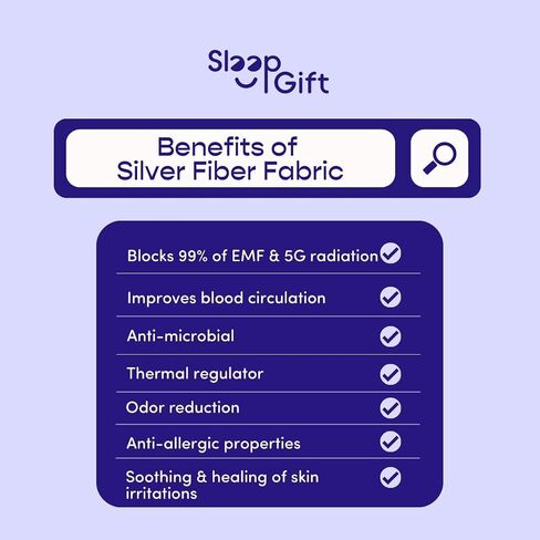 Wireless Signal Shielding Unisex T-Shirt Made with Silver Fiber Fabric - Protect You from Harmful Wireless Exposure in Saudi Arabia