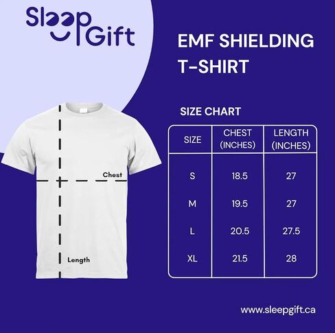 Wireless Signal Shielding Unisex T-Shirt Made with Silver Fiber Fabric - Protect You from Harmful Wireless Exposure in Saudi Arabia