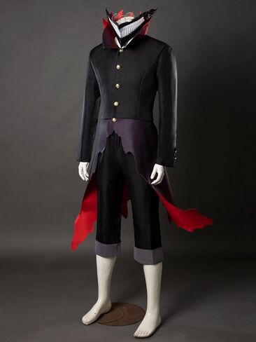 Cosfun Mens Anime Okarun Cosplay Costume with Mask Full Outfits for Halloween in Saudi Arabia