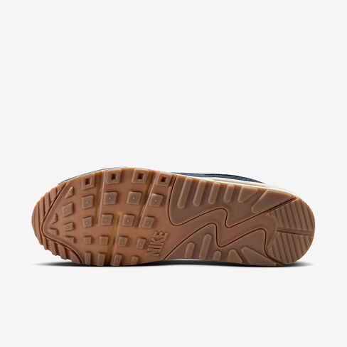 Nike Air Max 90 Premium Men's Shoes (Pale Ivory/Thunder Blue/Sail/Light Khaki) in Saudi Arabia