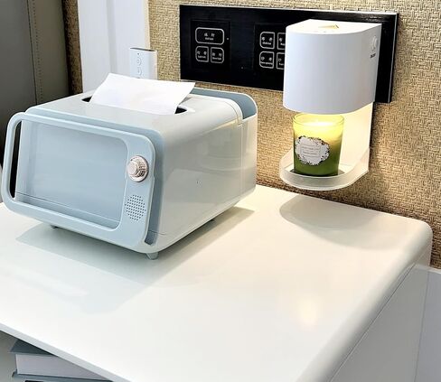Candle Warmer Lamp,Hidden Candle Warmer for Bathroom Bedroom,Mini Candle Lamp Warmer for Jar Candles,with 20 Watt Bulbs Candle Lamp. (White) in Saudi Arabia