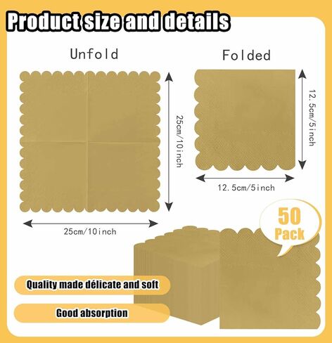 50 Pieces 3-ply Light Pink Napkins Disposable Folded 5 x 5 Inches Scalloped Cocktail Napkins Paper Napkins for Dinner Wedding Birthday Party Pink Dessert Napkins in Kuwait