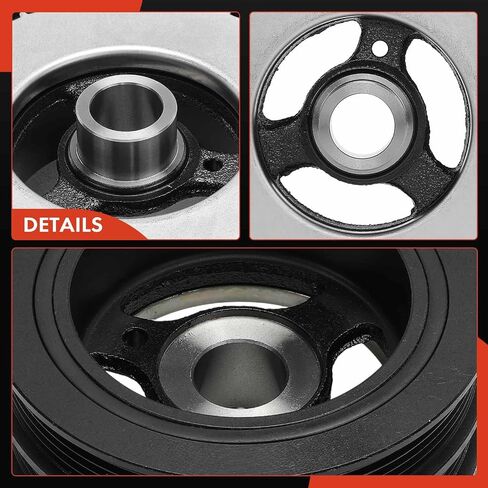 A-Premium Engine Harmonic Balancer Crankshaft Pulley Compatible with Ford Focus 2012 2013 2014 2015 2016, 2.0L in Saudi Arabia