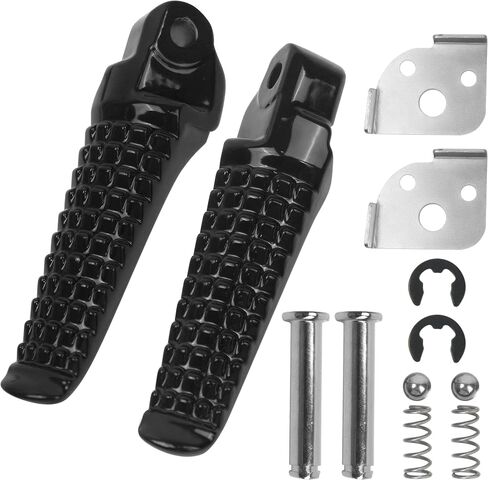 GSXR 750 Accessories, DRZ400SM Rear Foot Pegs Fits for Suzuki GSXR 600, DR-Z400SM, SV650, TL1000R, GSF600, TL1000S, DR-Z400S, Motorcycle Rear Footrests, Passenger Foot Rest, Black in Saudi Arabia