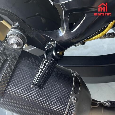 GSXR 750 Accessories, DRZ400SM Rear Foot Pegs Fits for Suzuki GSXR 600, DR-Z400SM, SV650, TL1000R, GSF600, TL1000S, DR-Z400S, Motorcycle Rear Footrests, Passenger Foot Rest, Black in Saudi Arabia