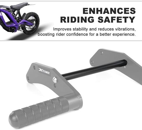 Xitomer مساند قدم خلفية قفص فرعي مناسب لـ Sur-Ron Light Bee X/Sur S/Sur X/Sur L1E/ Segway X160 X260 قفص فرعي فولاذي للركاب وواقي للدراجة الترابية دراجة كهربائية سوداء in Saudi Arabia