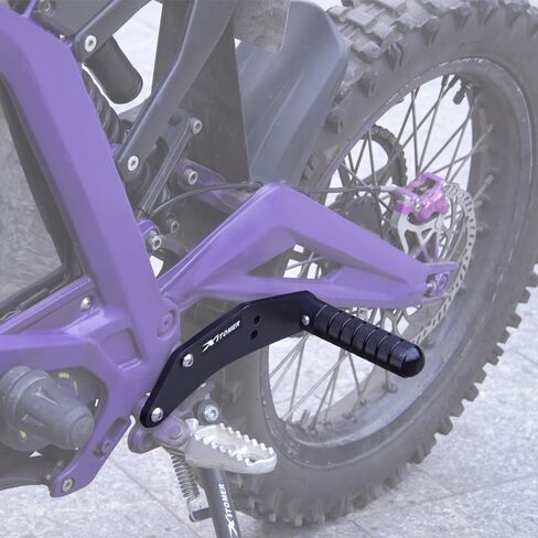 Xitomer مساند قدم خلفية قفص فرعي مناسب لـ Sur-Ron Light Bee X/Sur S/Sur X/Sur L1E/ Segway X160 X260 قفص فرعي فولاذي للركاب وواقي للدراجة الترابية دراجة كهربائية سوداء in Saudi Arabia