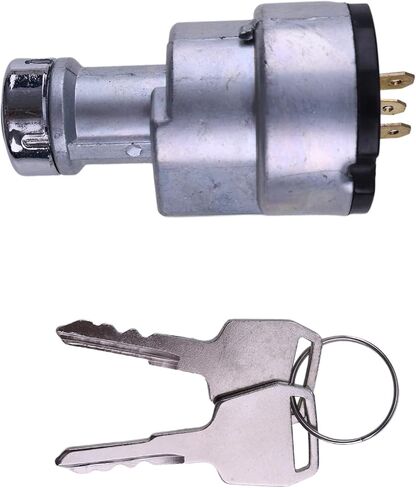 ZTUOAUMA 3-Terminal Ignition Switch 57510-23000-71 57510-2300071 800122235 with 2 Keys for Toyota Hyster Clark Forklift in Saudi Arabia