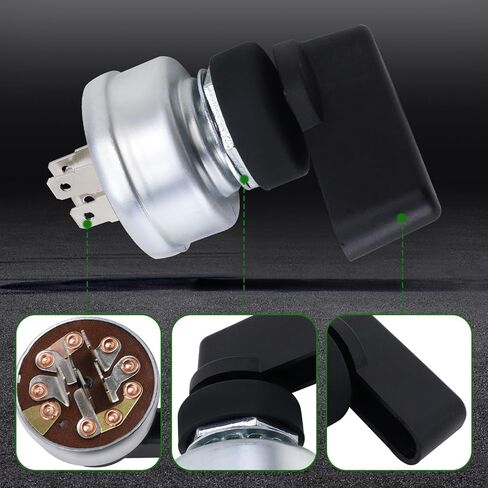 217680 207073 Starter Ignition Switch 4 Position 5 Terminal with Handle Lever Fits for Miller Welder Replace 176606 207110 in Saudi Arabia