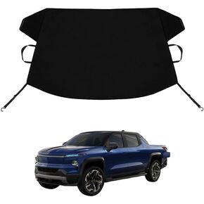 تاكوما غطاء الزجاج الأمامي المخصص للثلج والثلج من أجل تو يو تا تاكوما غطاء الزجاج الأمامي الثلجي 600D كتل الظل الشتاء الصقيع حائل حامي اكسسوارات السيارات in Kuwait