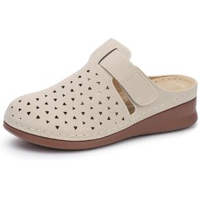 Clogs for Women Mules Slip-On: Comfortable Closed Toe Slippers Platform Clog Womens Dressy Sandals in Kuwait