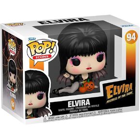 Funko Pop! Icons: Elvira Mistress of The Dark - Elvira - Pumpkins - Collectable Vinyl Figure - Gift Idea - Official Merchandise - Toys for Kids & Adults - Horror Fans - Model Figure for Collectors in Saudi Arabia