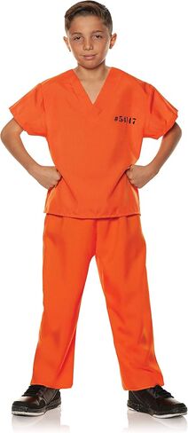 UNDERWRAPS unisex-baby Children's Prisoner Two Piece Costume With Screen Printed Design in Saudi Arabia