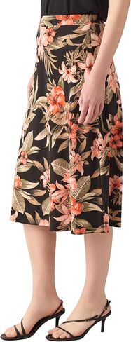 Kasper Women's Floral Printed Matte Jersey Midi Skirt in Saudi Arabia
